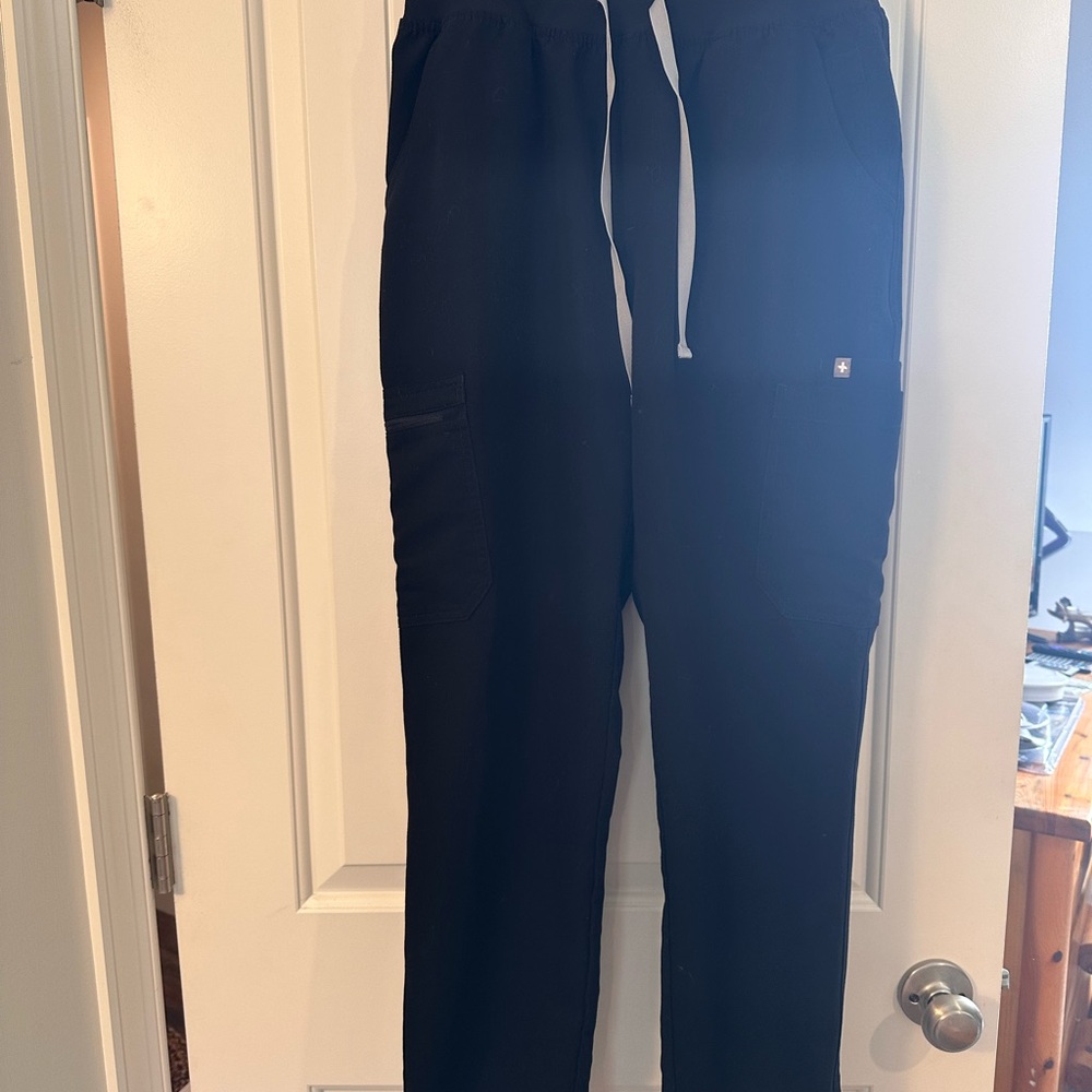 Figs womens Black Drawstring Jogger Pants